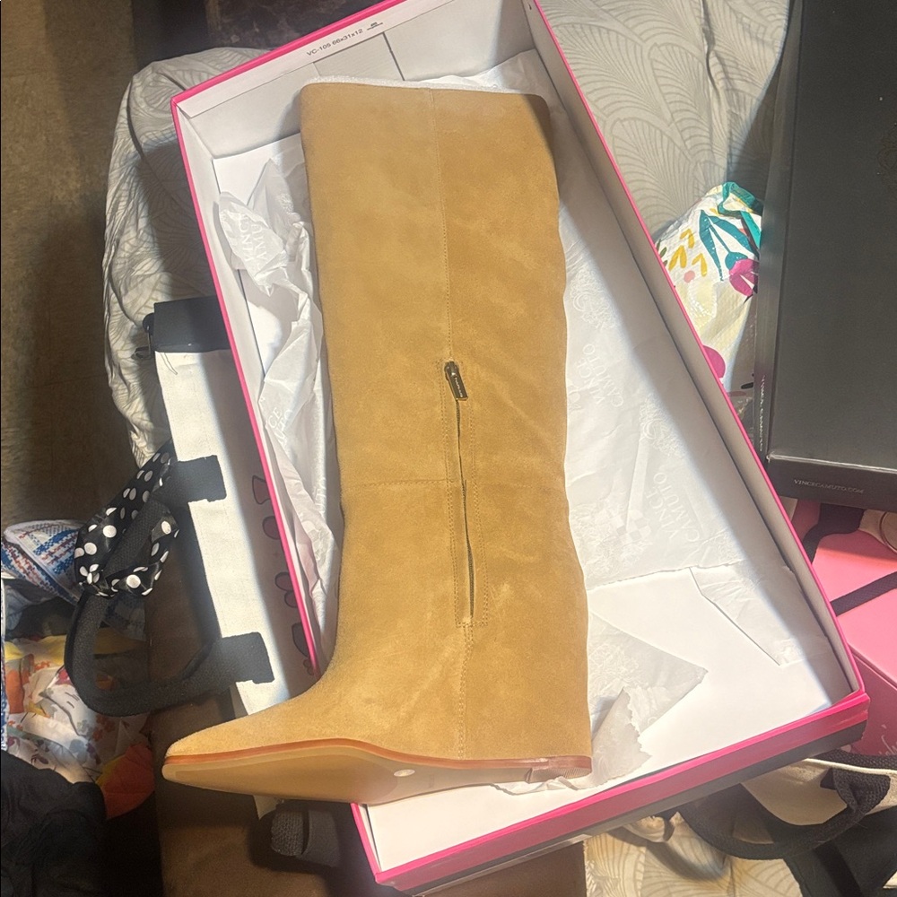 Tan Over-the-Knee Boots